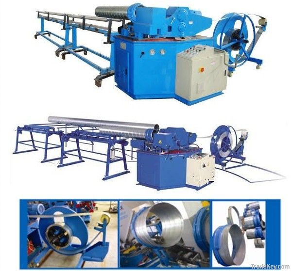 Spiral Tube Forming Machine