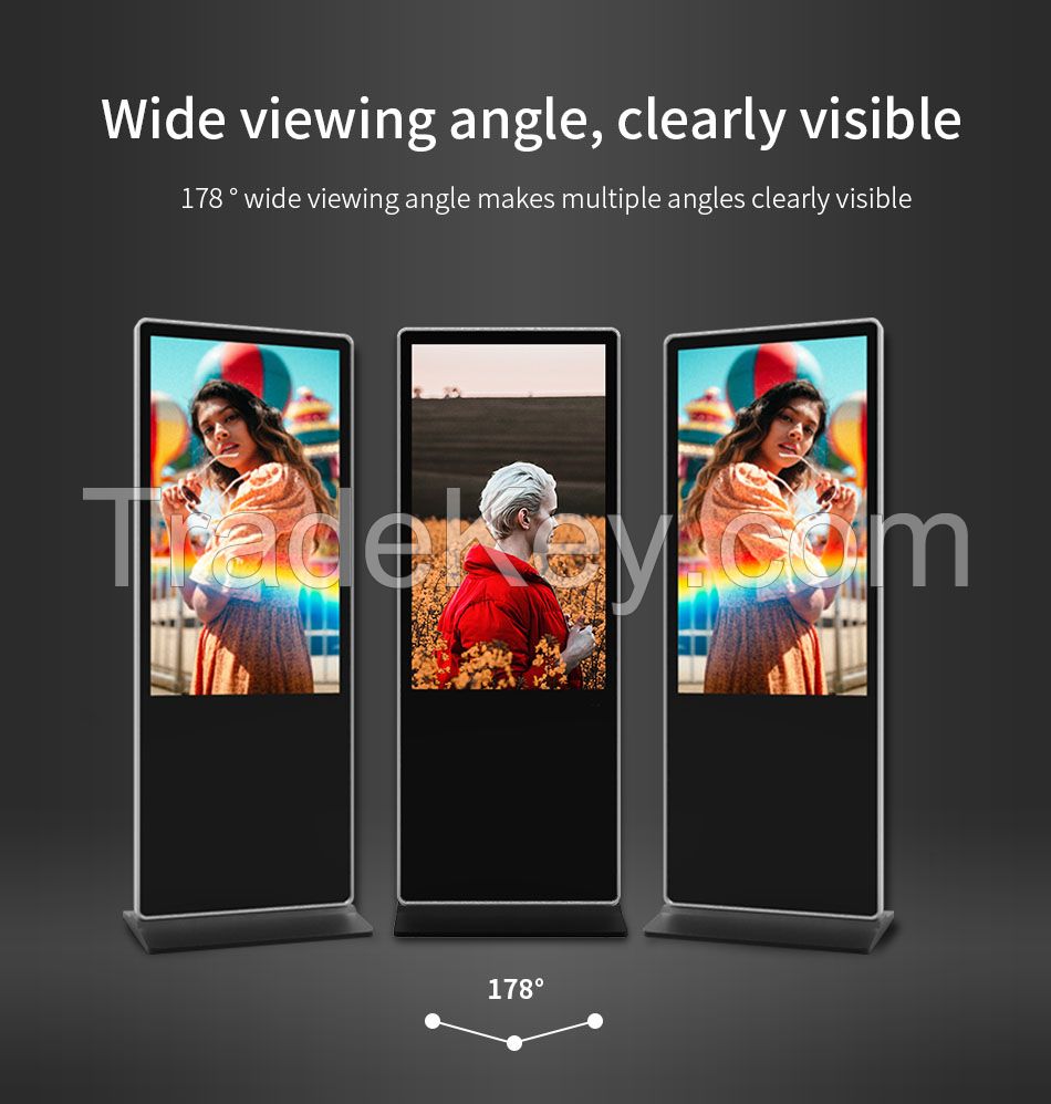 43/49/55/65 Inch Floor Standing Digital Signage-Windows/Android