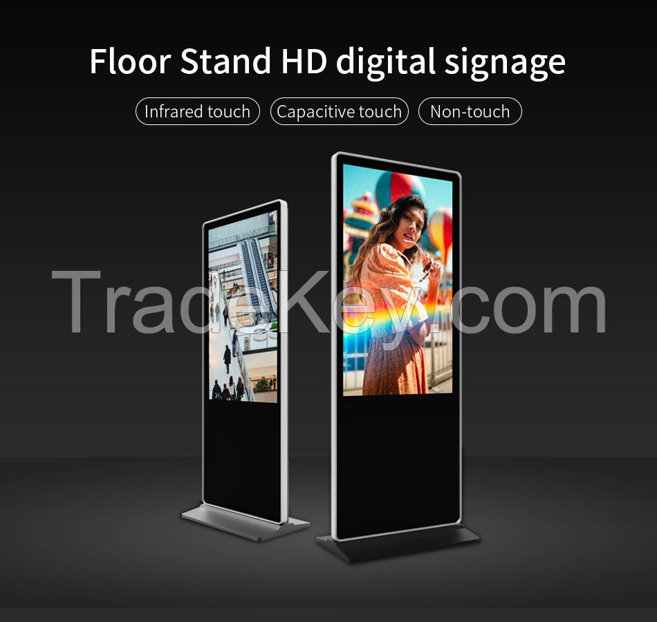 43/49/55/65 Inch Floor Standing Digital Signage-Windows/Android