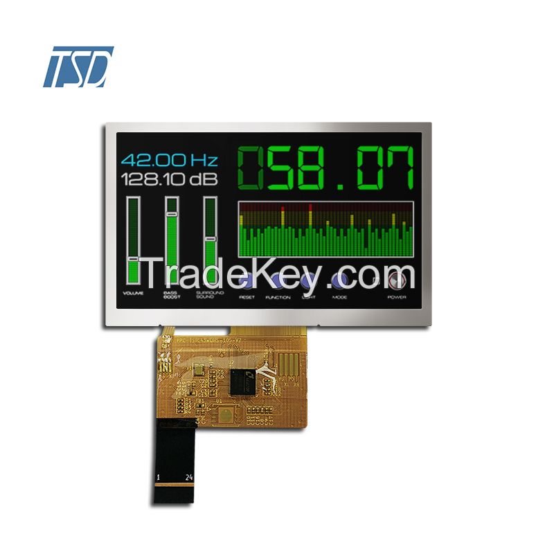 Custom 4.3 Inch 480x272 480x800 800x480 RGB MIPI MCU HDMI TFT LCD Display