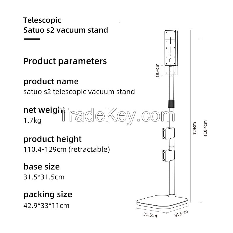 Freestanding storage stand solution for Dyson v7-v15, option to save space for the vacuum cleaner accessories