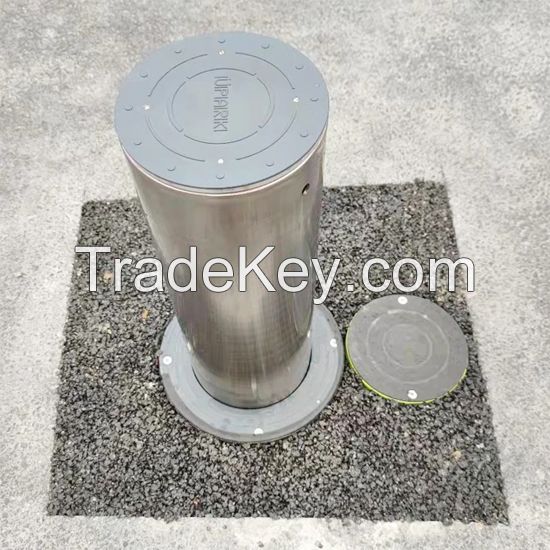 UPARK Parking Entrance Anti-collision Automatic Lifting Post Residential Battery Powered Bollard