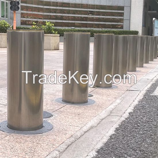 UPARK Parking Entrance Anti-collision Automatic Lifting Post Residential Battery Powered Bollard