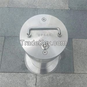 UPARK Heavy Duty Manual Secured Bollard with Reflective Tape Car Parking Removable Bollards