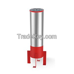 Good Quality Anti-collision Stainless Steel Fixed Bollard Warning Post Home Use Commercial Spaces Flat Top Bollards