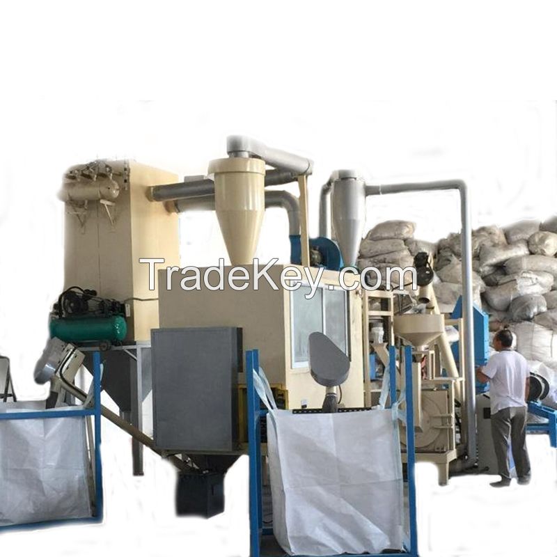 Aluminum pvc separator machine for medical blister recycling 