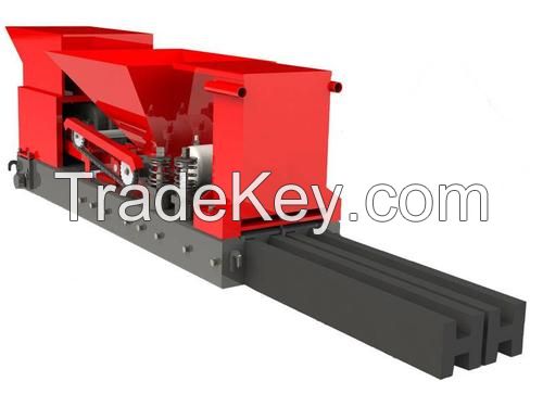 concrete wall fence post machine