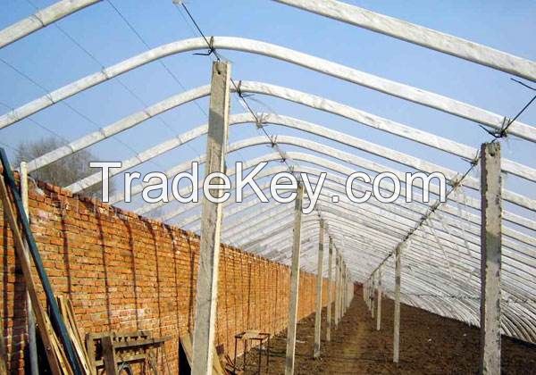 cement shed pillar machines for vegetable greenhouse shred