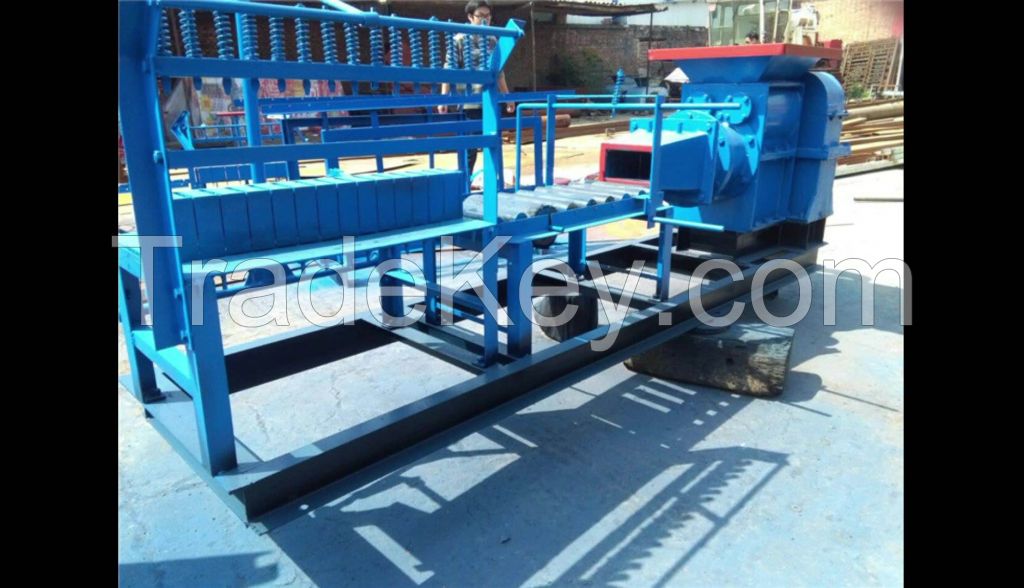 Small Auto Clay Solid Brick Making Machine With Wire Cut tool