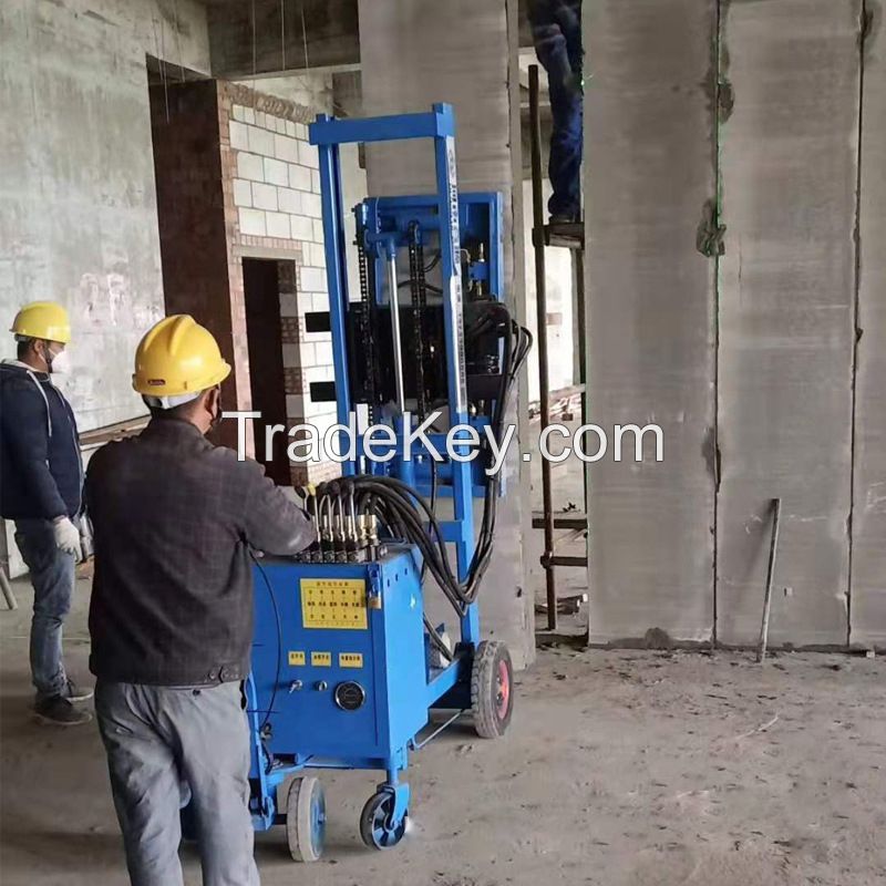 Electric hydraulic Wall panel Installation robot for installing AAC|ALC|EPS|Acotec wall panels