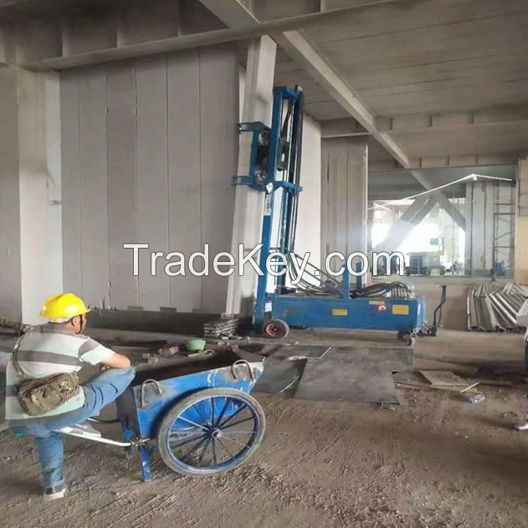 Hydraulic electric wall panel installation machine wall panel lifting handling machine