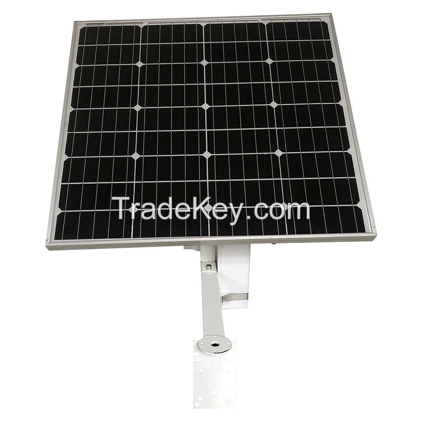 IoT solar power supply system monitoring solar power supply with mounting bracket lithium battery system charging