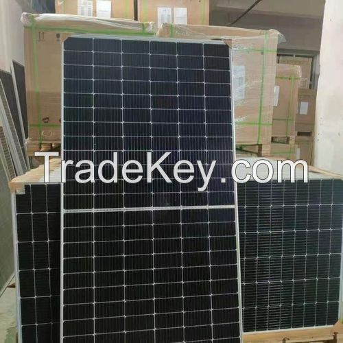 mono half cut photovoltaic module 540 watt 545W 550W solar energy panels with gird tie inverter for hybrid system