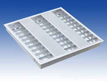 T5 grid fluorescent fixture, 3*14w