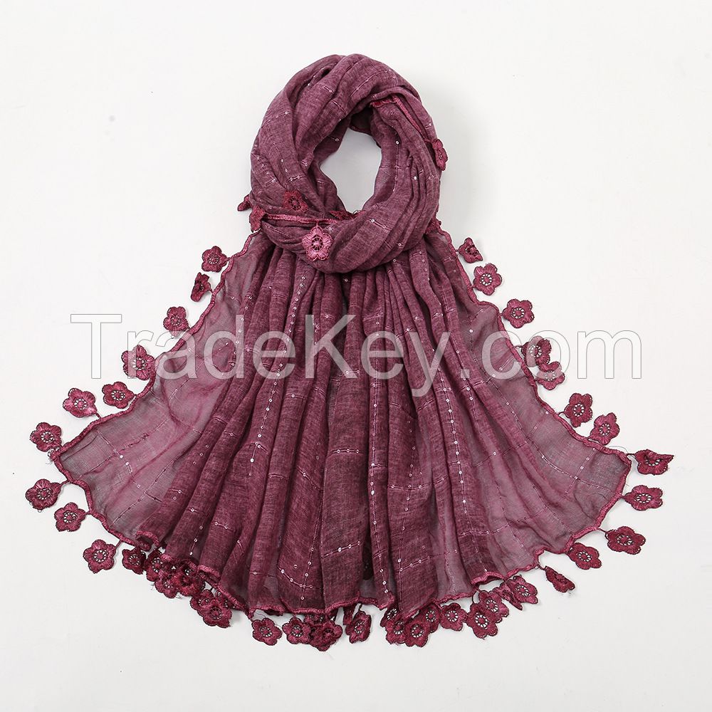 Ethnic women's scarf and shawl