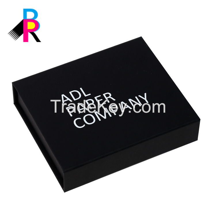 Custom Printing Flapped Paper Package Cosmetics Shoe Cloths Hat Book Shape Box With Magnets