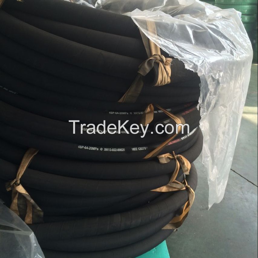 DIN EN856 4SP Steel Wire Spiraled Hydraulic Hose