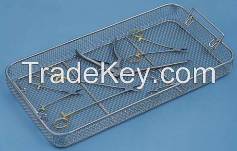 Wire mesh screen baskets Wire Mesh Instrument Sterilization Trays