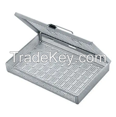 Instrument basket Sterilisation basket replace green plastic trays