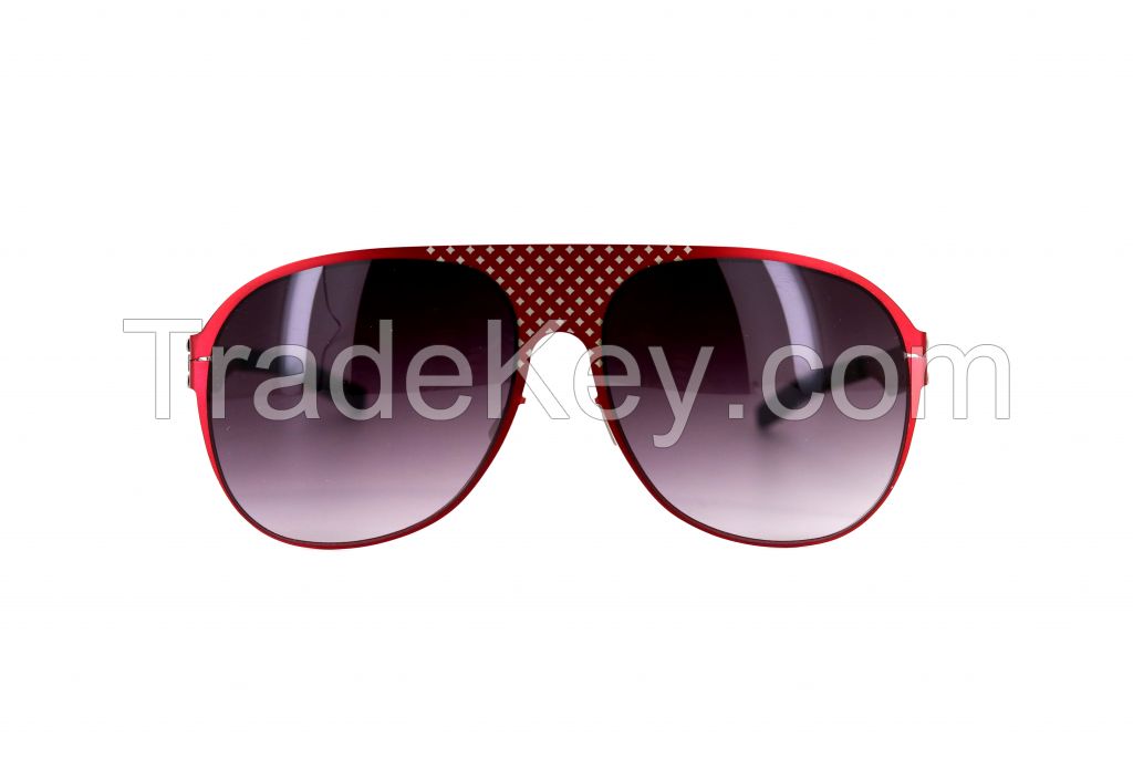 Flat Stainless Steel Sunglasses