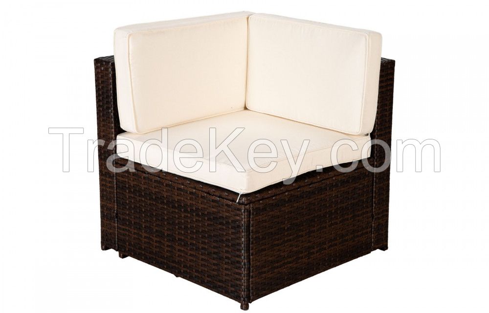 4 Pieces Wicker Rattan Furniture Outdoor Garden Patio Furniture Multifunction