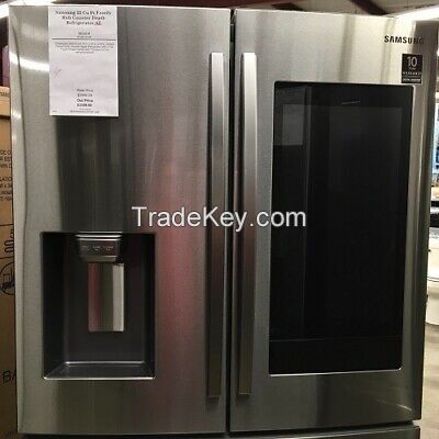 28 cu. ft. 4-Door French Door Refrigerator with 21.5 Touch Screen Family in Stainless Steel