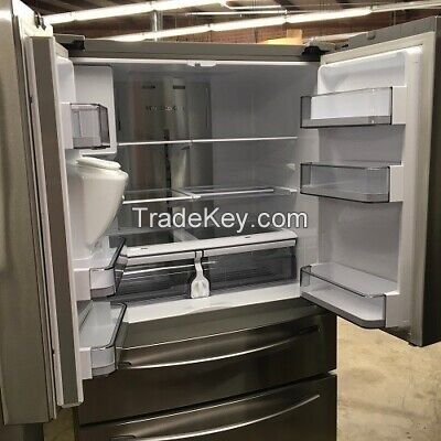 28 cu. ft. 4-Door French Door Refrigerator with 21.5 Touch Screen Family in Stainless Steel