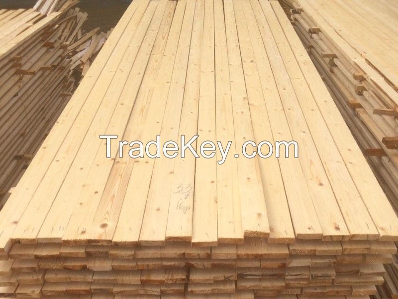 Spruce/Pine sawn Wood Logs in Stock