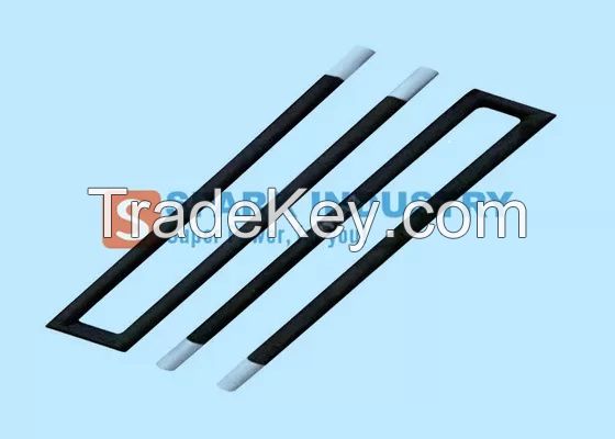 SiC Heater Element U Type 1450 C  Heating Element Of Smelting Furnace