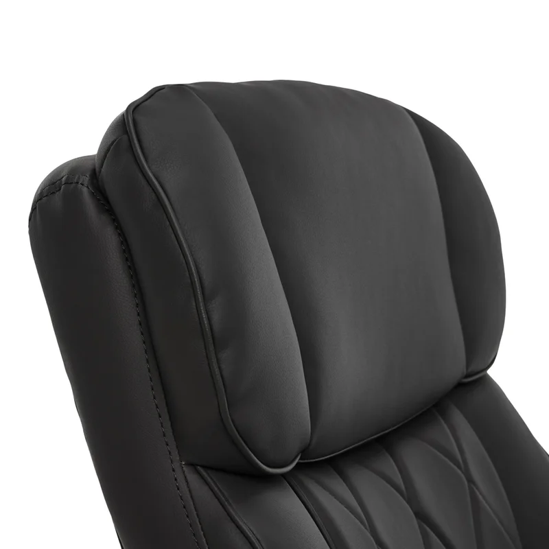 Swivel Thick High-Back PU Leather Ergonomic Racing Office Meeting Chair