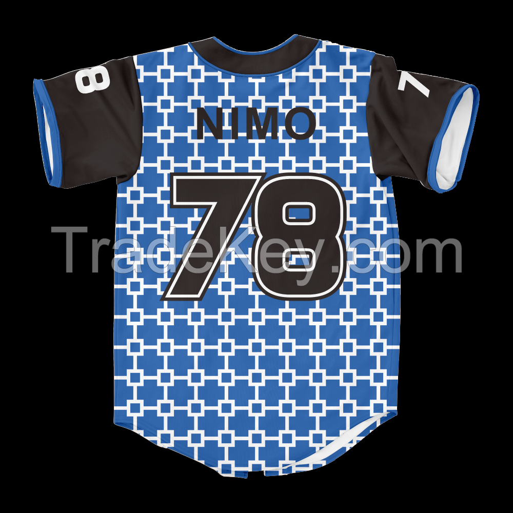 Sublimation baseball,uniform