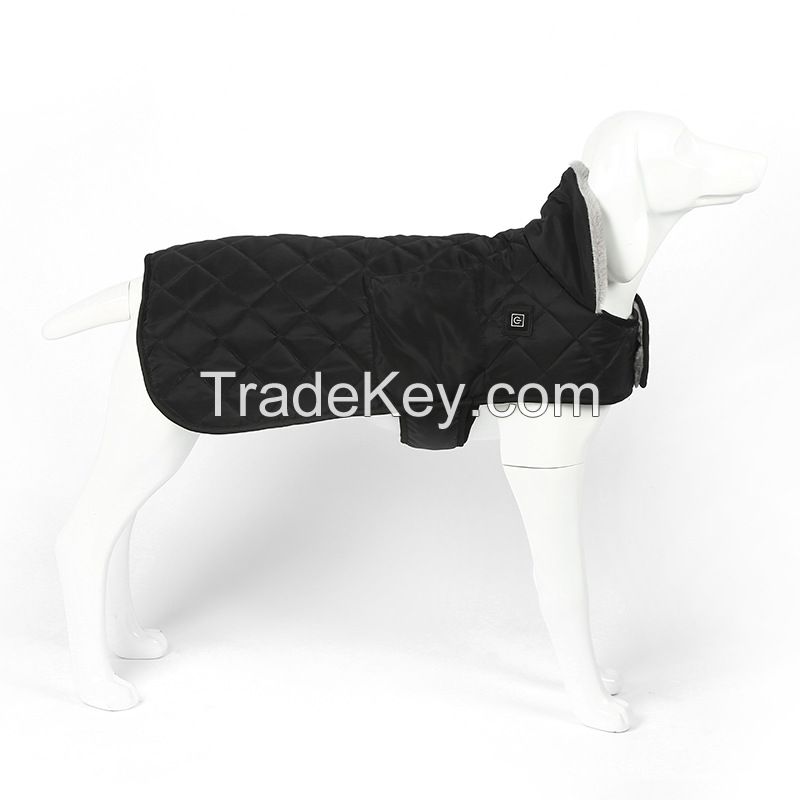 Deardogs with switch can heat cotton-padded jacket.Ordering products can be contacted by email.