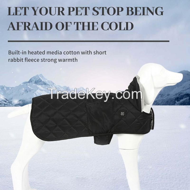 Deardogs with switch can heat cotton-padded jacket.Ordering products can be contacted by email.