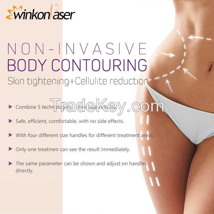 Velashape LS9 Vacuum Roller 40K Cavitation Rf Shaping Body Slimming Machine For Weight Loss