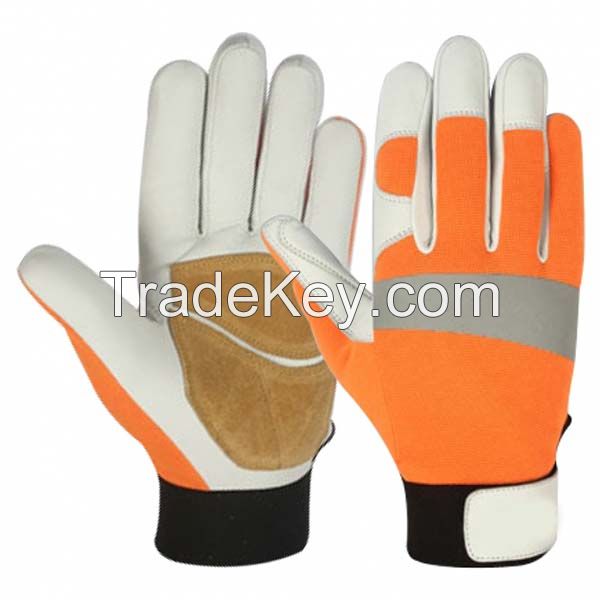 High quality Cowhide Leather Working Welding Gloves with Safety Protective