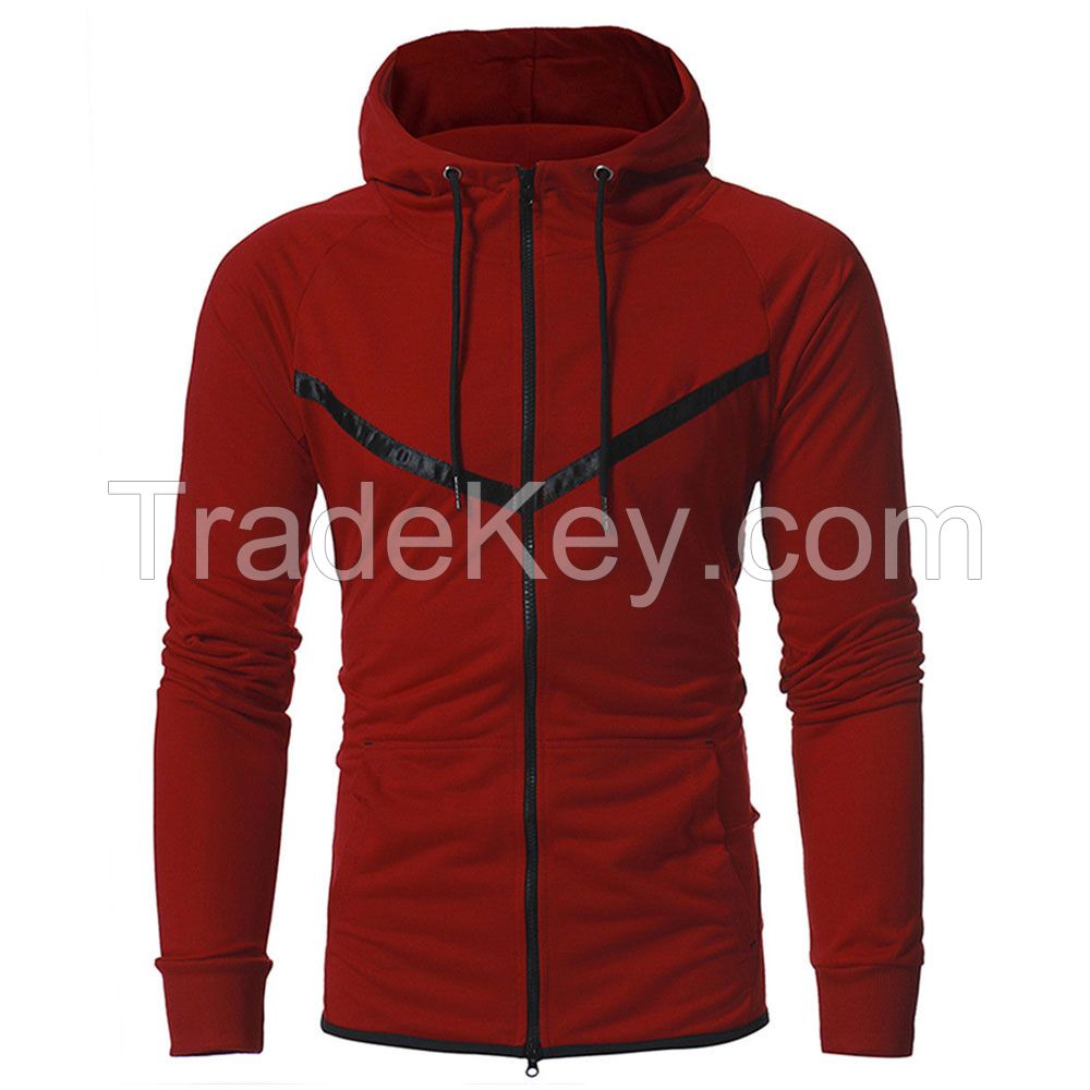 High Quality Zip Up Hoodies Men's Oversized Zipped Hoodie Sweatshirt Cotton French Terry Cotton Zipper Hoodies