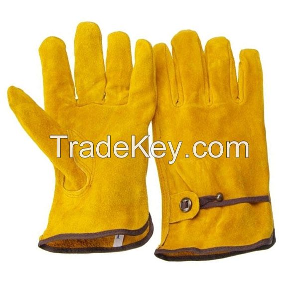 High quality Cowhide Leather Working Welding Gloves with Safety Protective