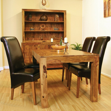 Leather Chair and Table