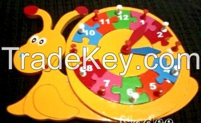 hand made non toxic wooden puzzles