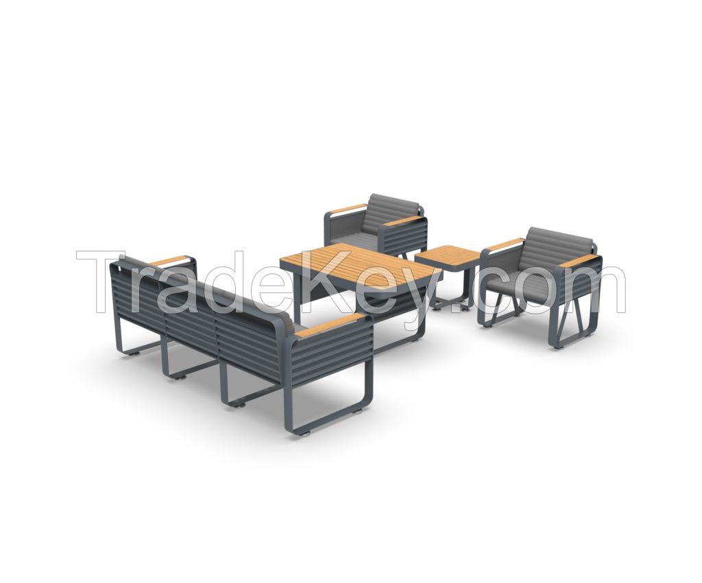 Aliminium Airport Sofa Set