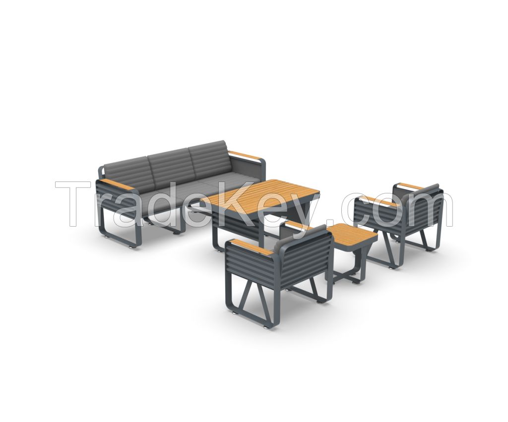 Aliminium Airport Sofa Set