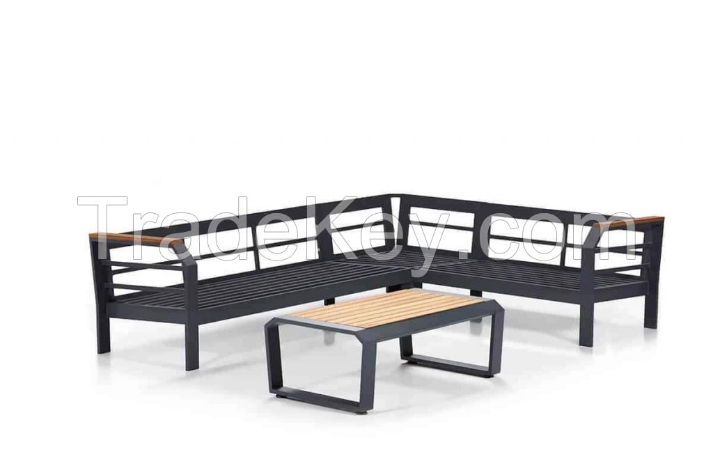 Aluminum Corner Garden Seating Group