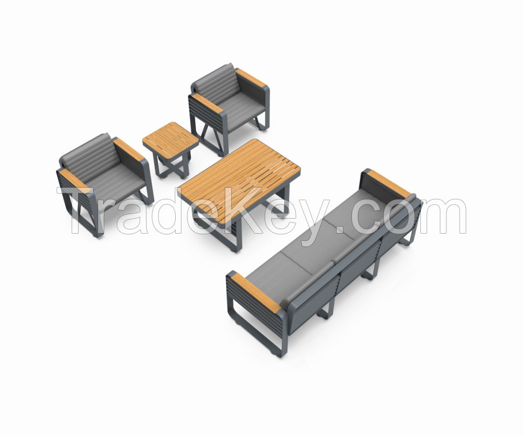 Aliminium Airport Sofa Set