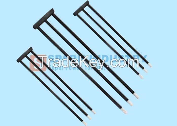 1550 C silicon carbide electric heating element, silicon carbide rod for industrial electric furnace