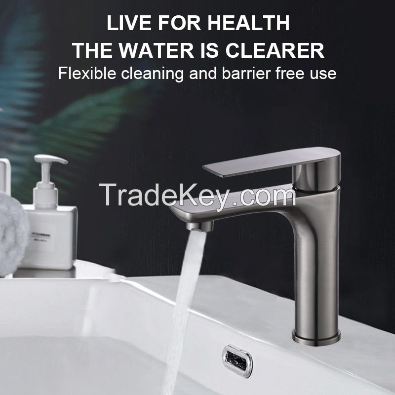 1102 High flat basin faucet