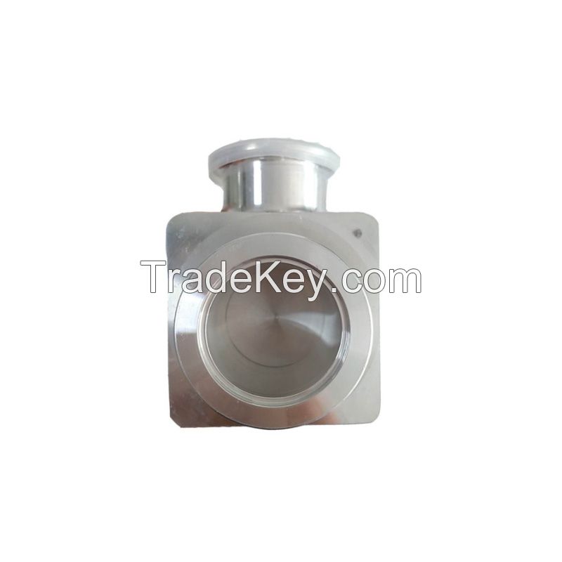 Stainless steel vacuum three-way ball valve with dual actuator(Please contact customer service before placing an order)