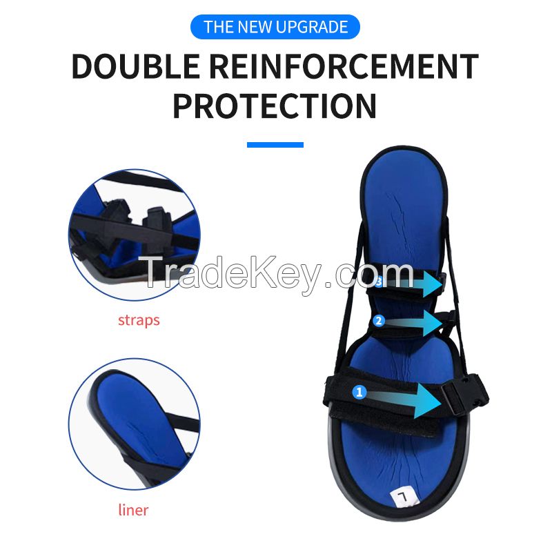 MENGTAI Ankle Immobilizer--walking rehabilitation equipment General Practice Care Anti-Sagging Foot Brace Cotton Pad Boot Type