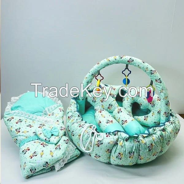 Baby Round Bed Set