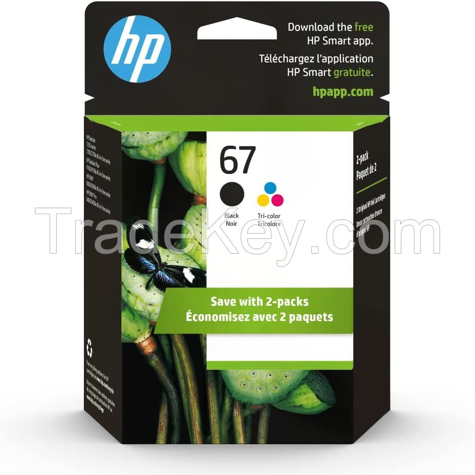 Original HP 67 Black/Tri-color Ink Cartridges