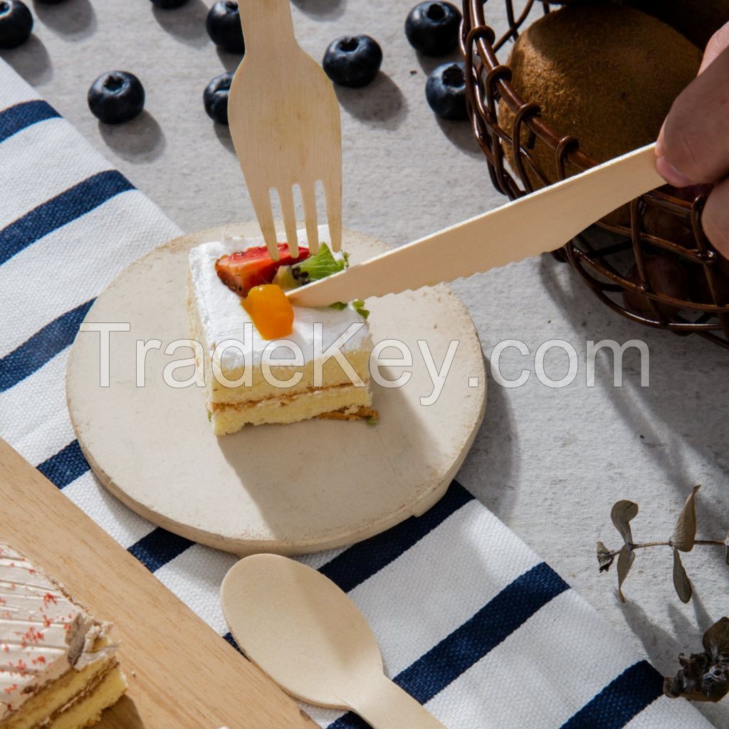 Vietnam Factory For Wholesale Disposable Wooden Cutlery Products At Factory Prices